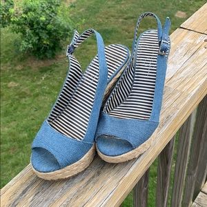 Denim Jessica Simpson wedges